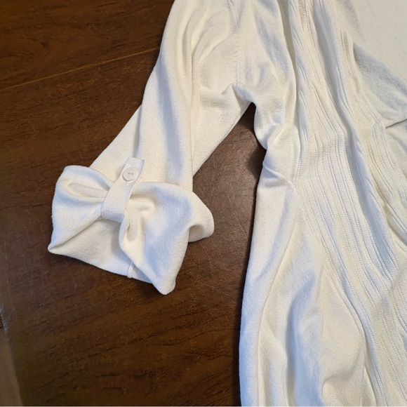 Kenar Ivory Knit Cardigan - Picture 4 of 5